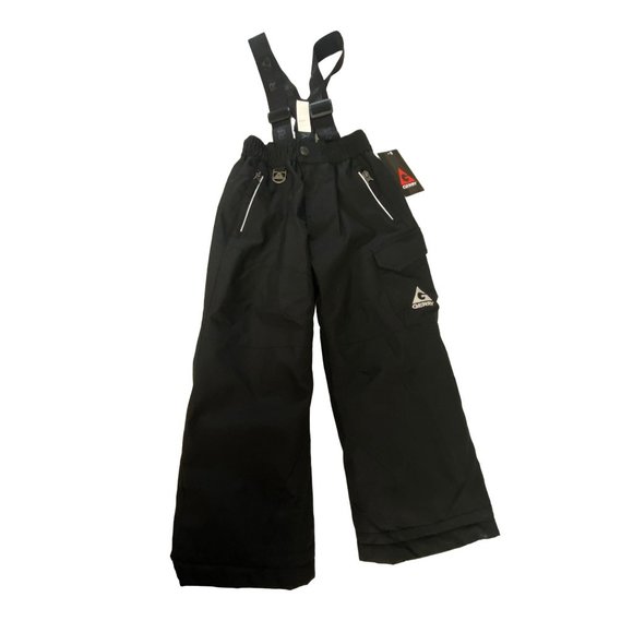 NWT Gerry Boys' XS 5 Performance Snow Pant With Removable Suspenders Black - Picture 4 of 16